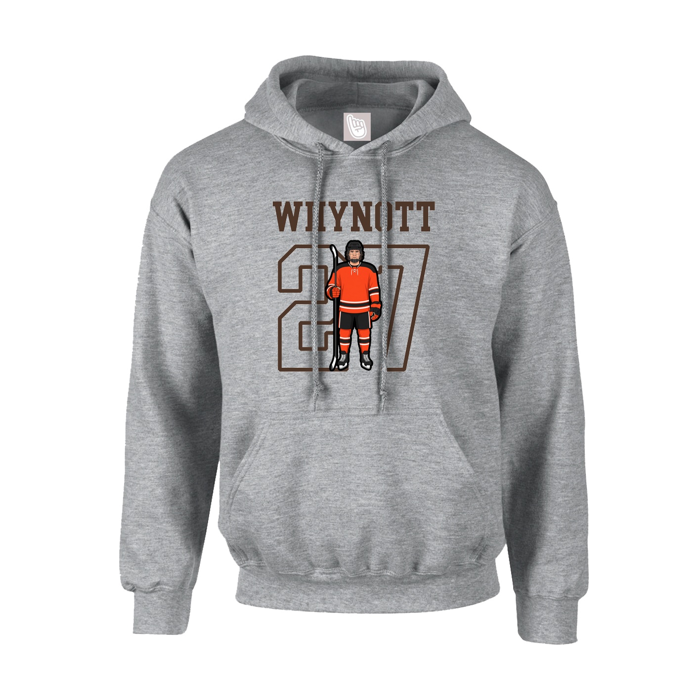 Hoodie — Shirsey in Grey