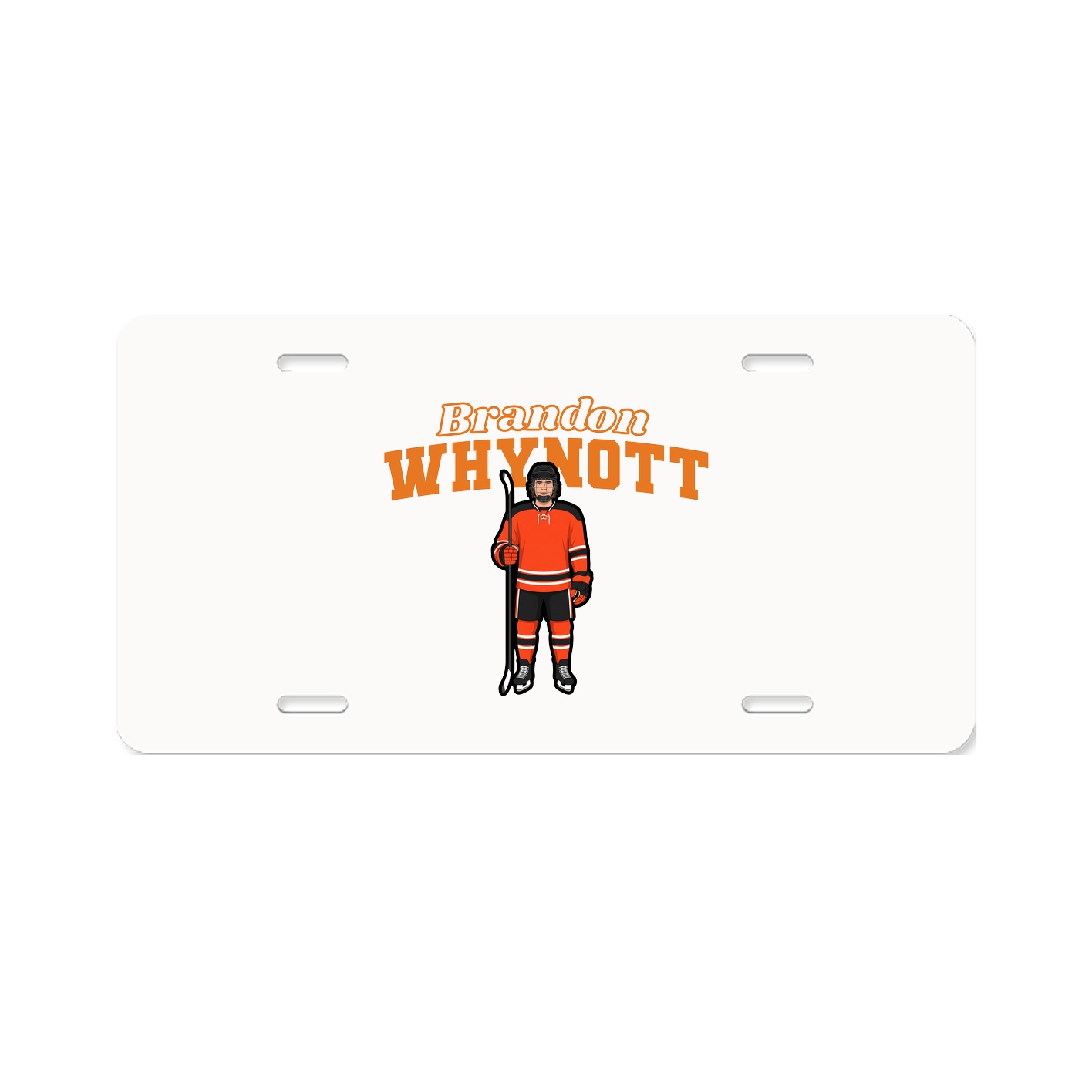 License Plate — Name Arch in Classic