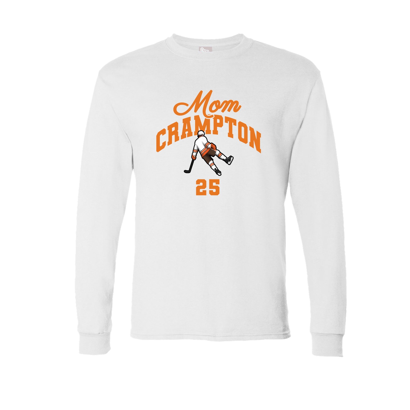 Long Sleeve Tee — Mothers Day Arch in White