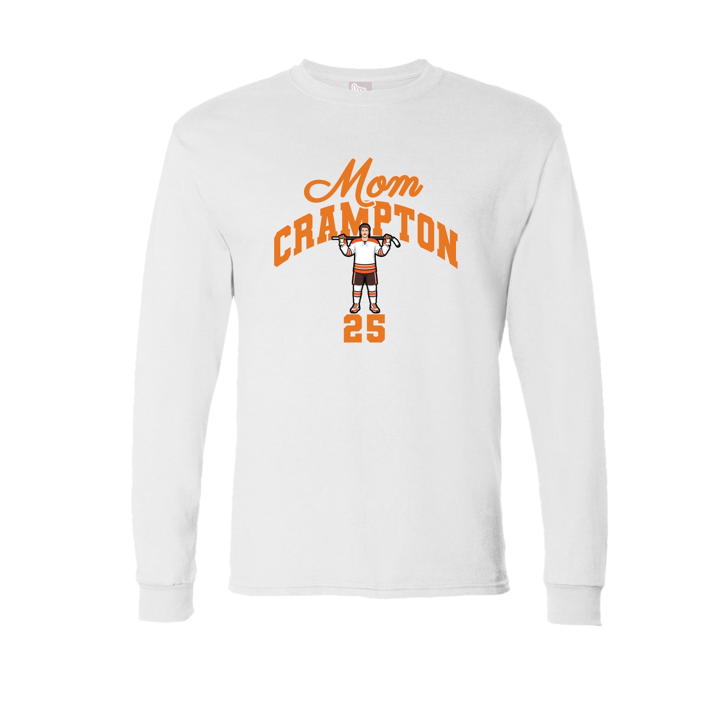 Long Sleeve Tee — Mothers Day Arch in White