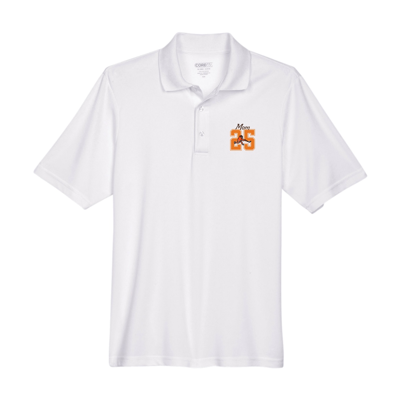 Performance Polo — Mothers Day Shirsey in White