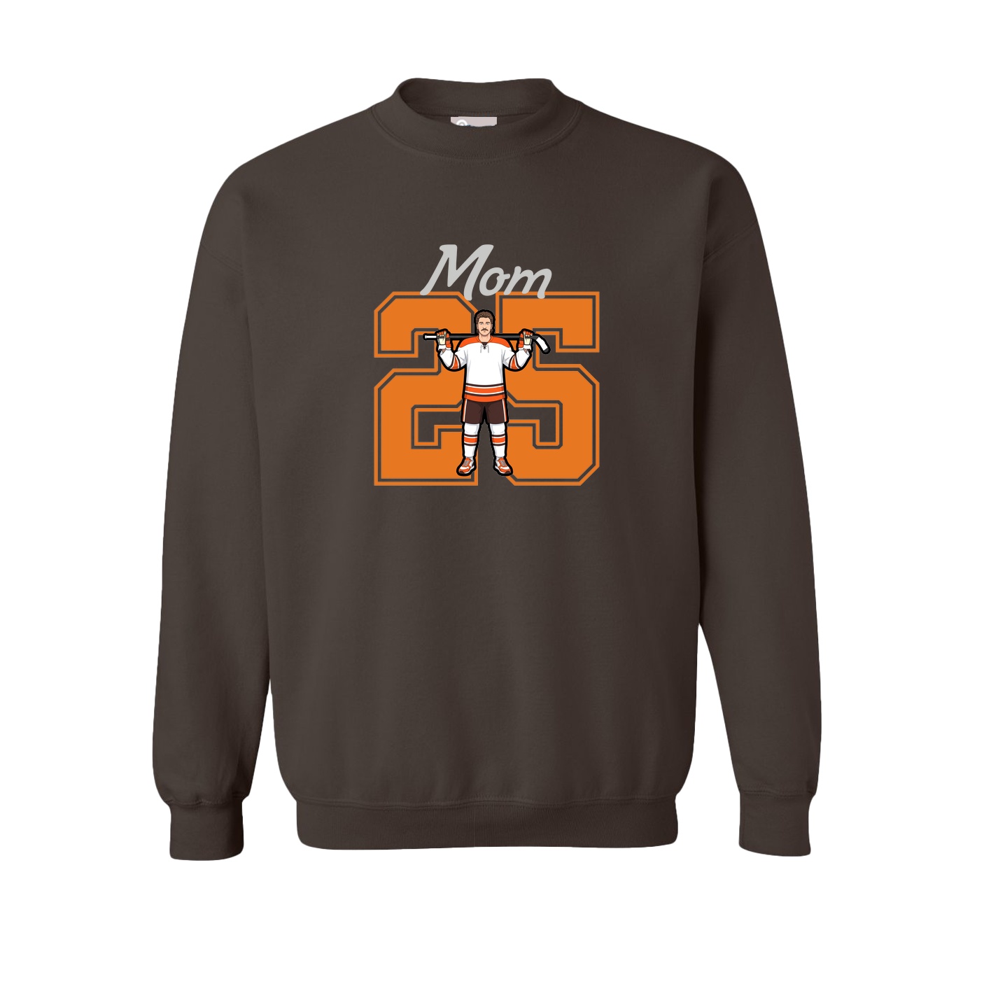 Fleece Crew — Mothers Day Shirsey in Brown