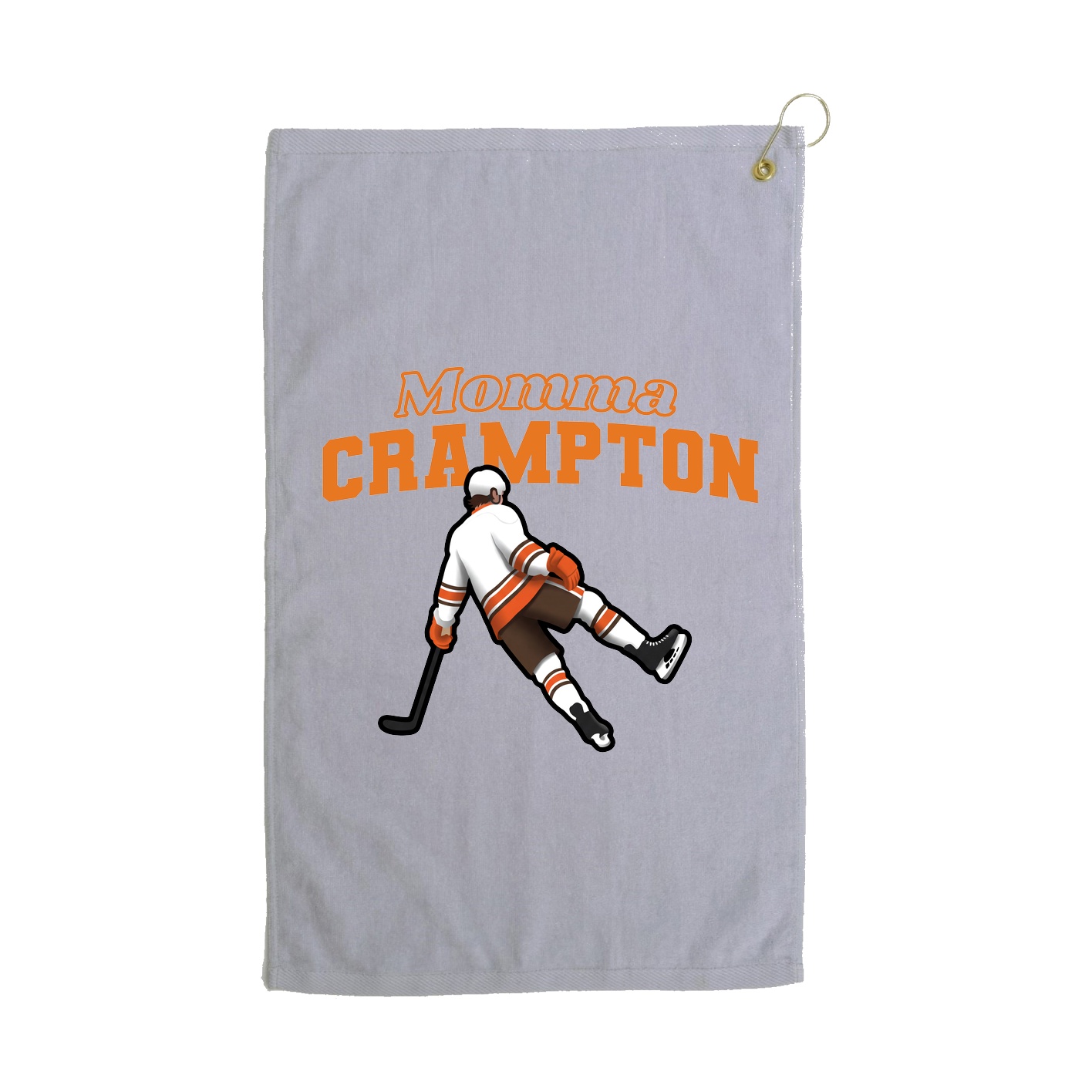 Golf Towel — Mothers Day Block in Grey