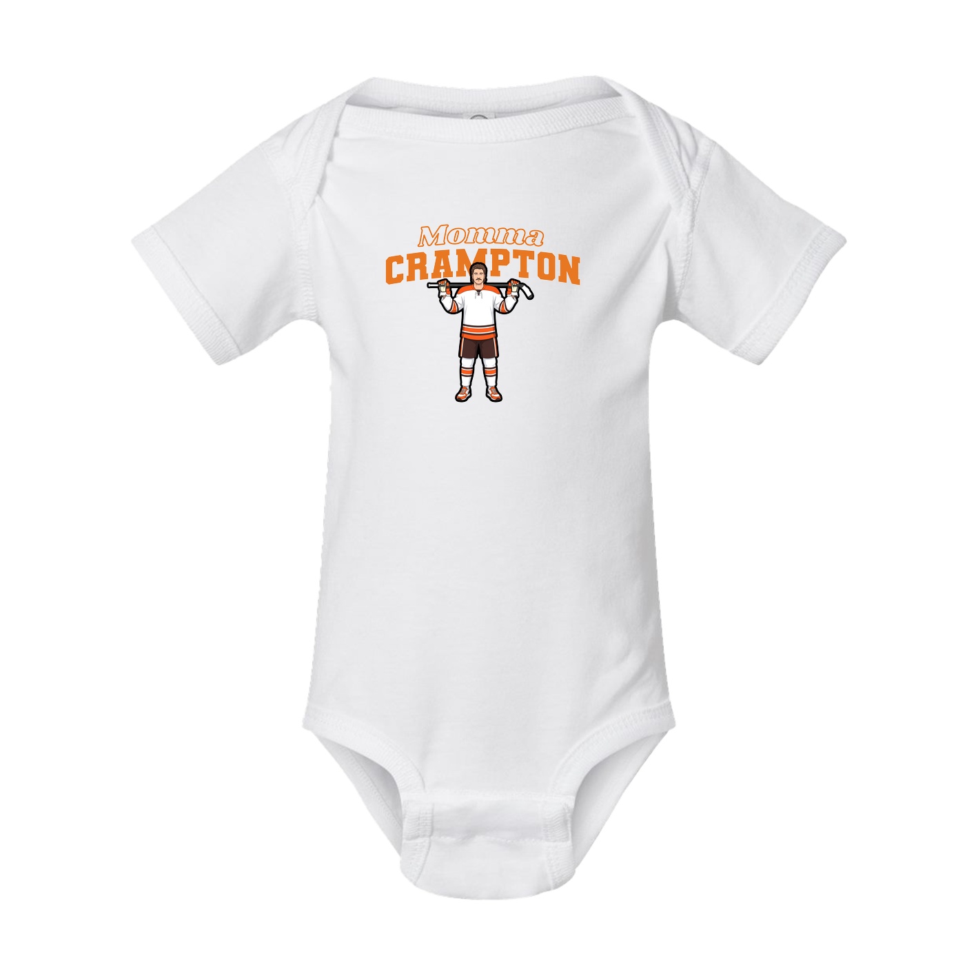 Baby Onesie — Mothers Day Block in White