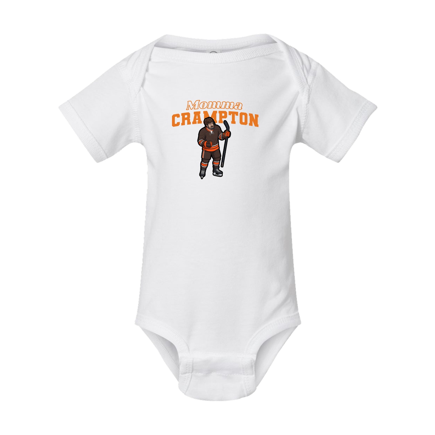Baby Onesie — Mothers Day Block in White