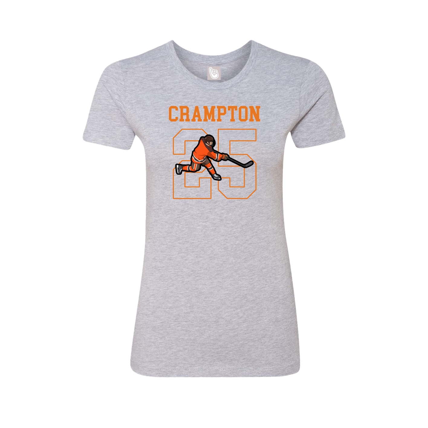 Fitted Women's Tee — Shirsey in Grey