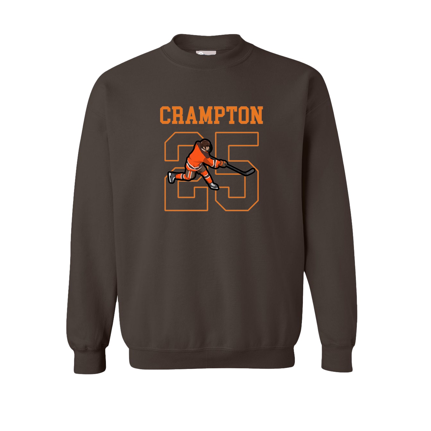 Fleece Crew — Shirsey in Brown