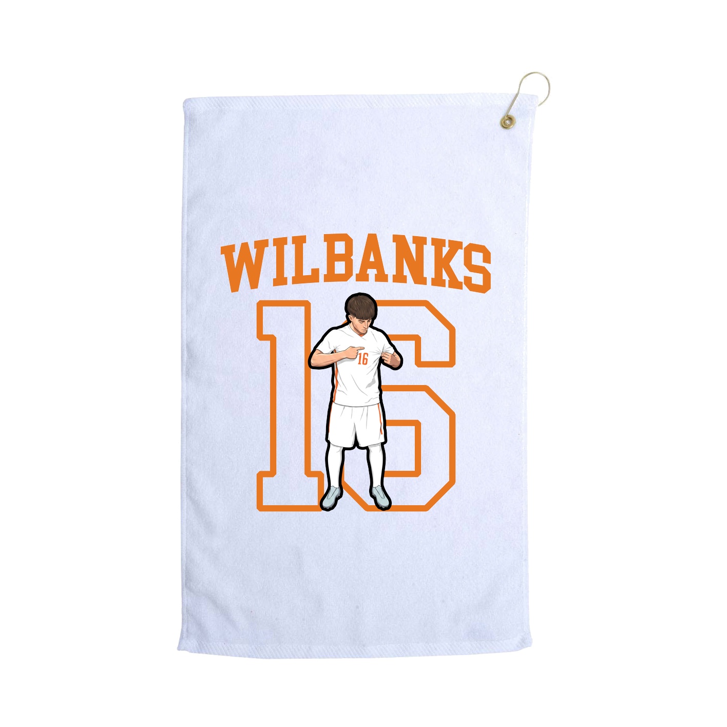 Golf Towel — Shirsey in White
