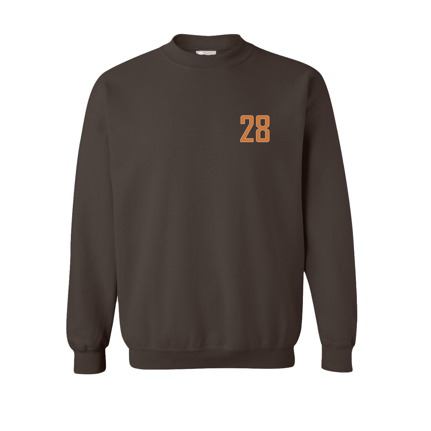 Fleece Crew — Front Shirsy in Brown