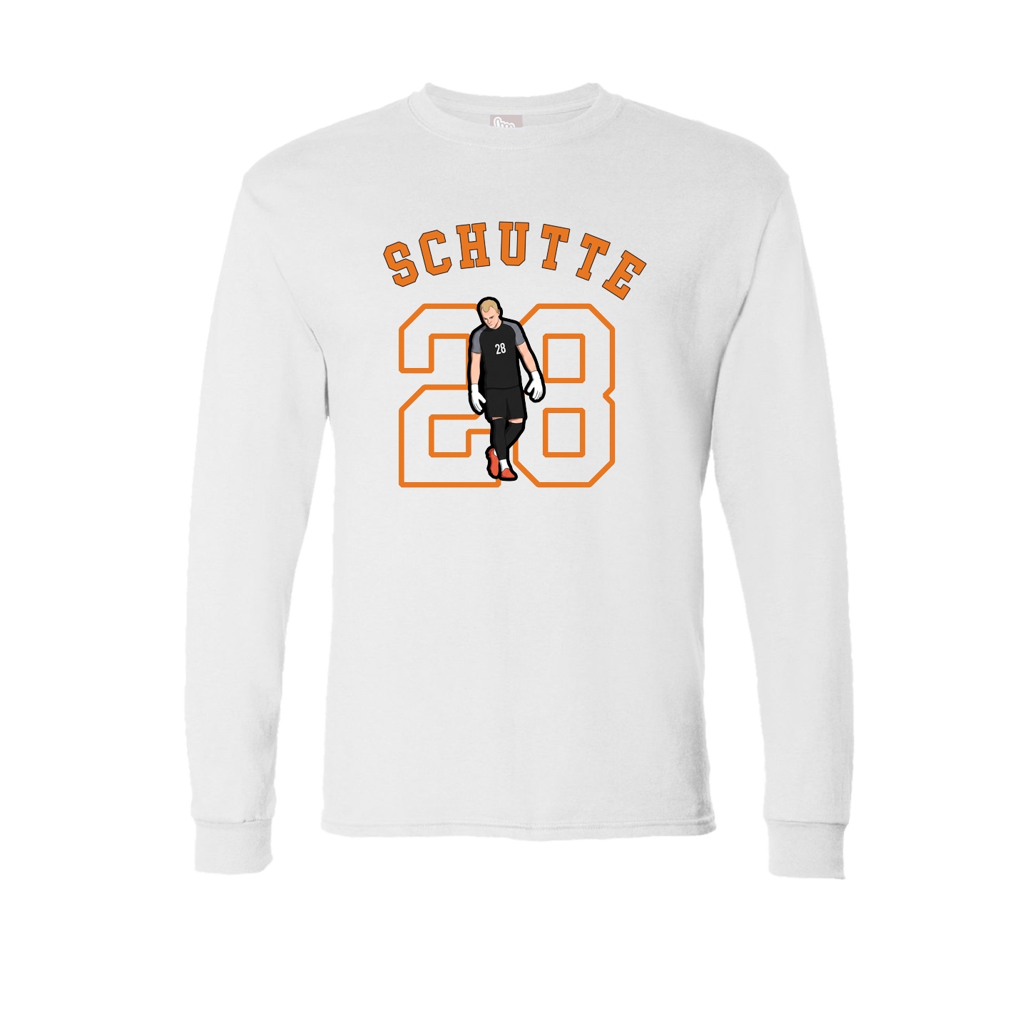 Long Sleeve Tee — Shirsey Arch in White