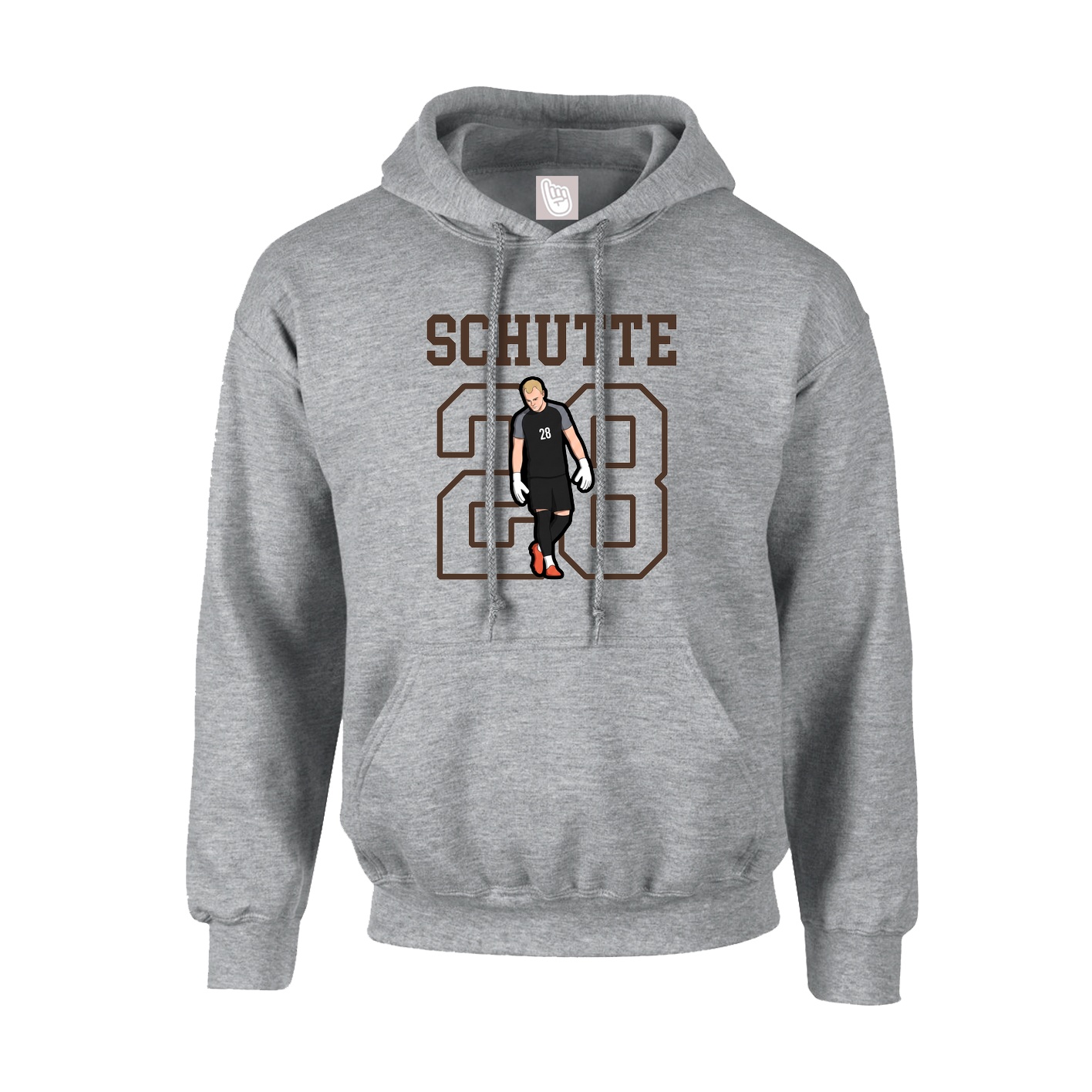 Hoodie — Shirsey in Grey