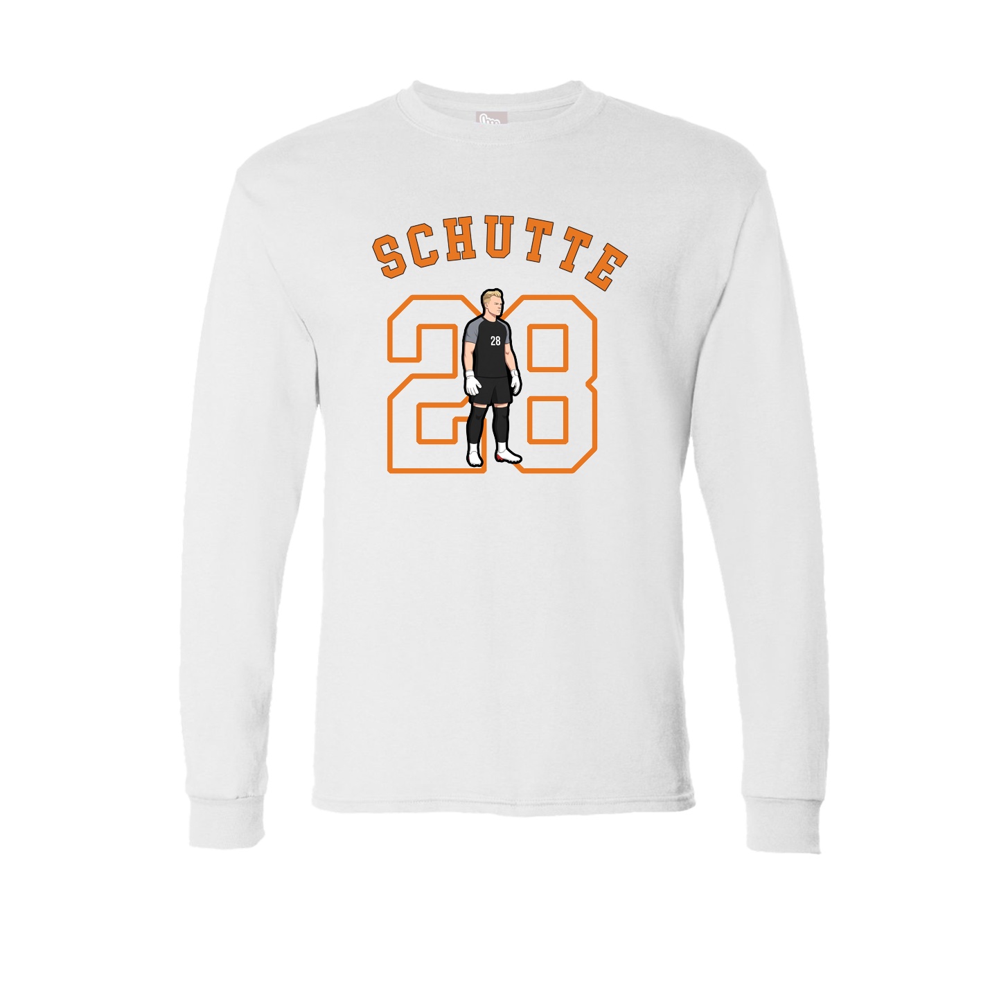 Long Sleeve Tee — Shirsey Arch in White