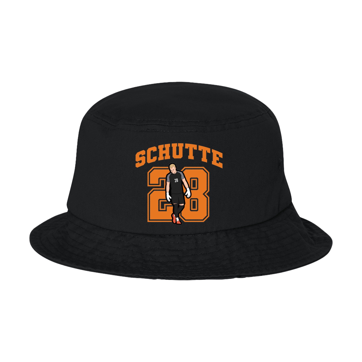 Bucket Cap — Number in Black