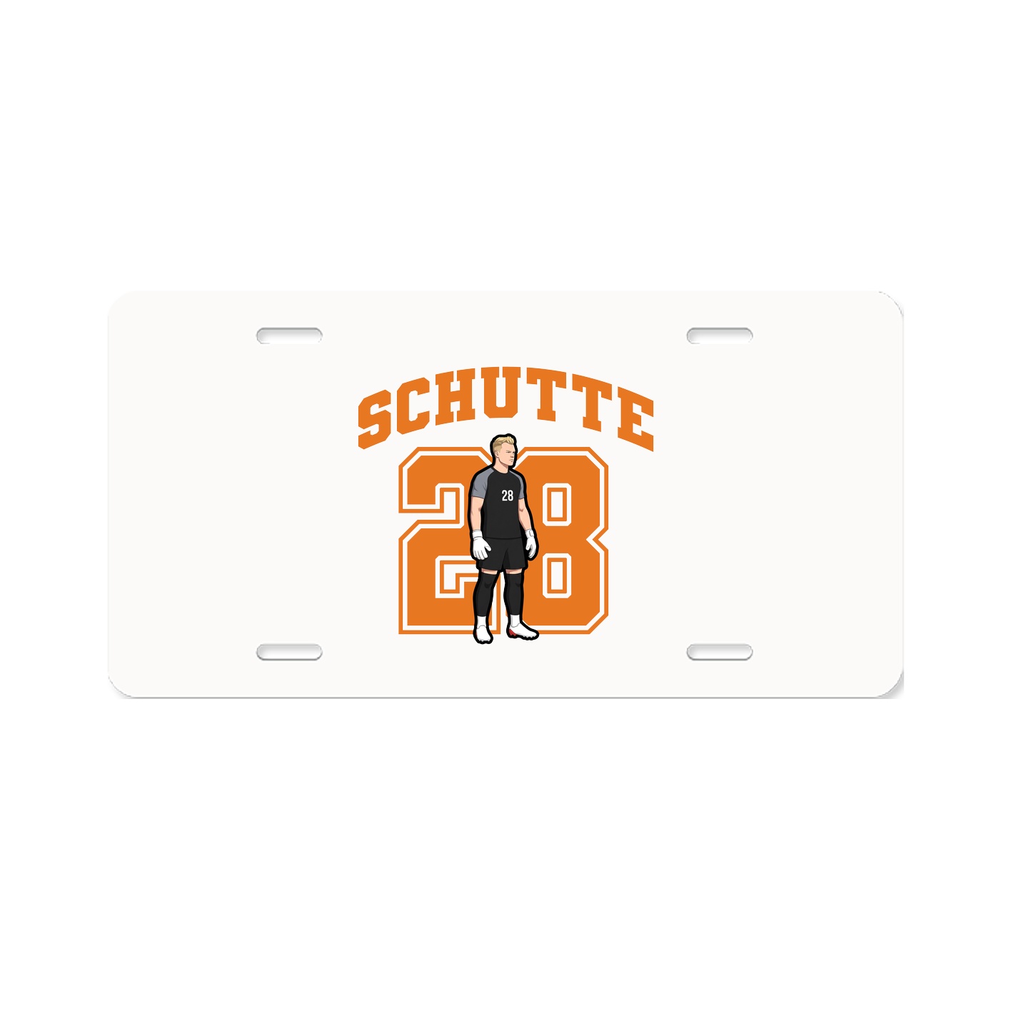 License Plate — Number in Classic
