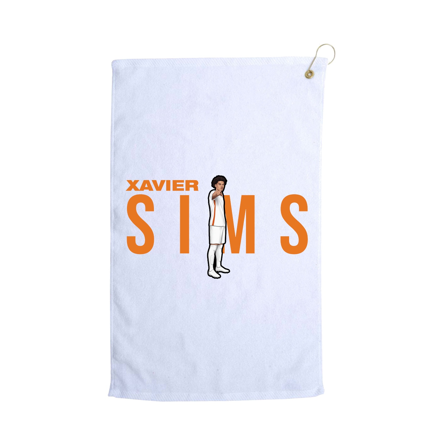 Golf Towel — Player Name in White