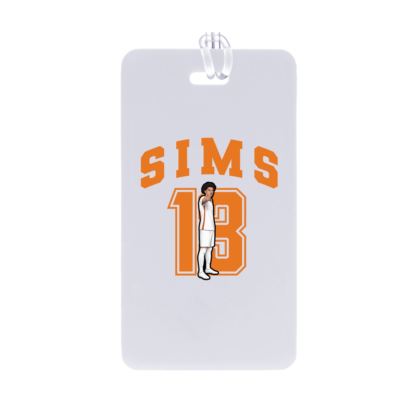 Bag Tag — Number in Classic