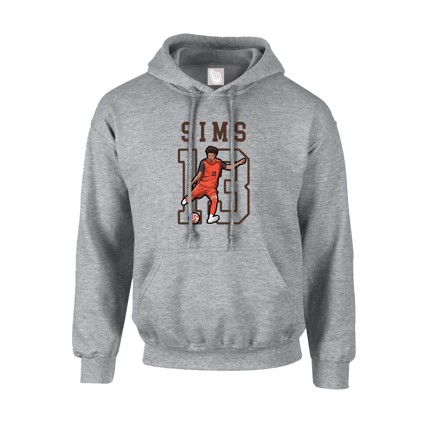 Hoodie — Shirsey in Grey