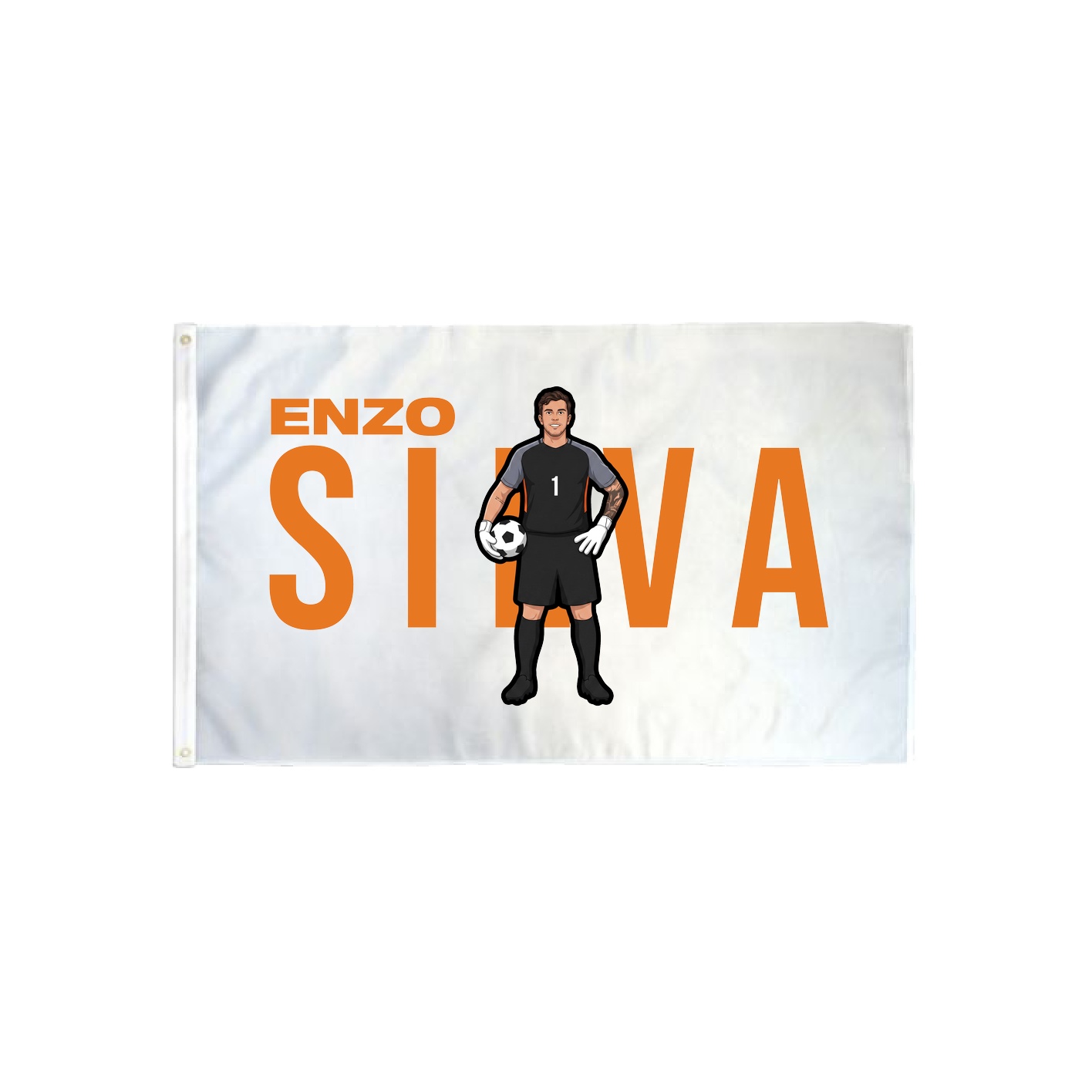 3x5 Flag — Player Name in Classic