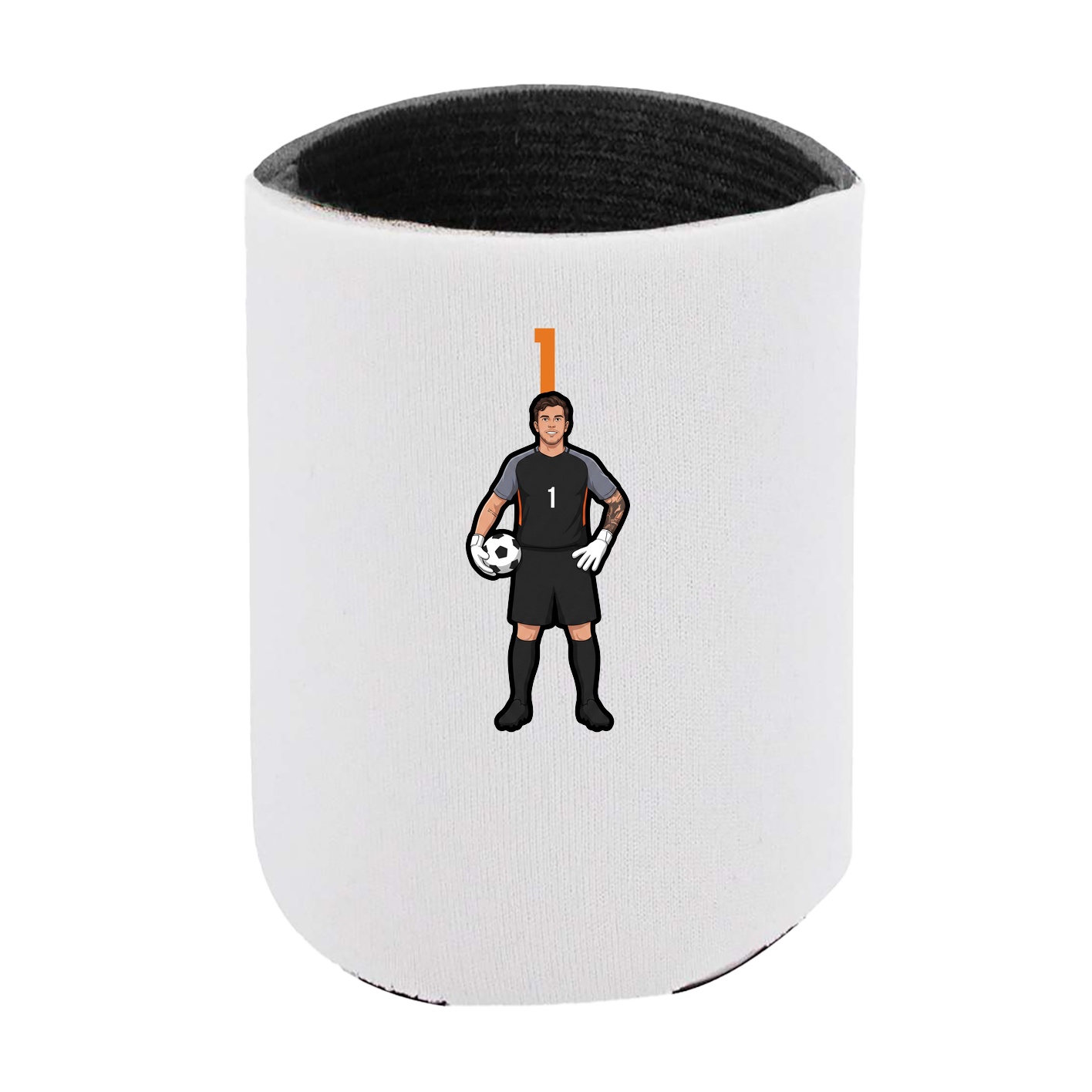 Can Holder — Number Top in White