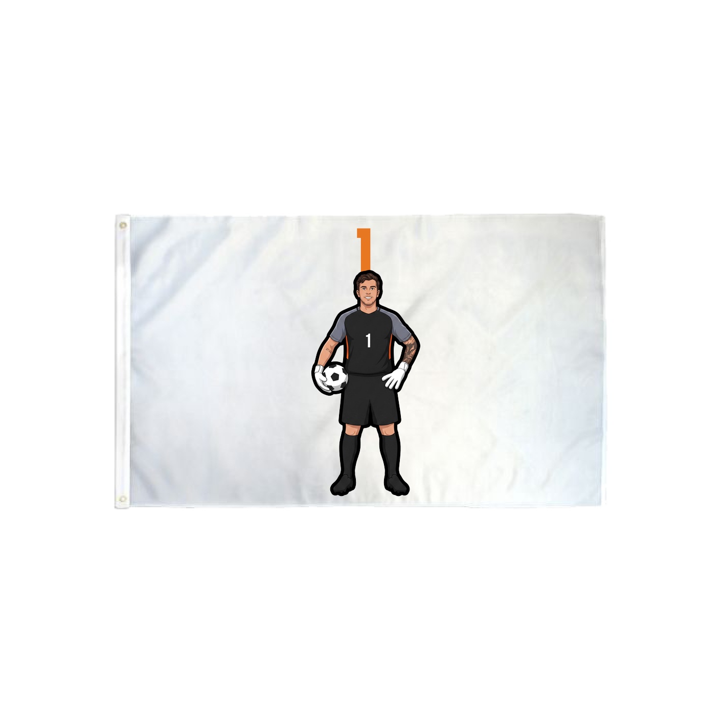 3x5 Flag — Number Top in Classic