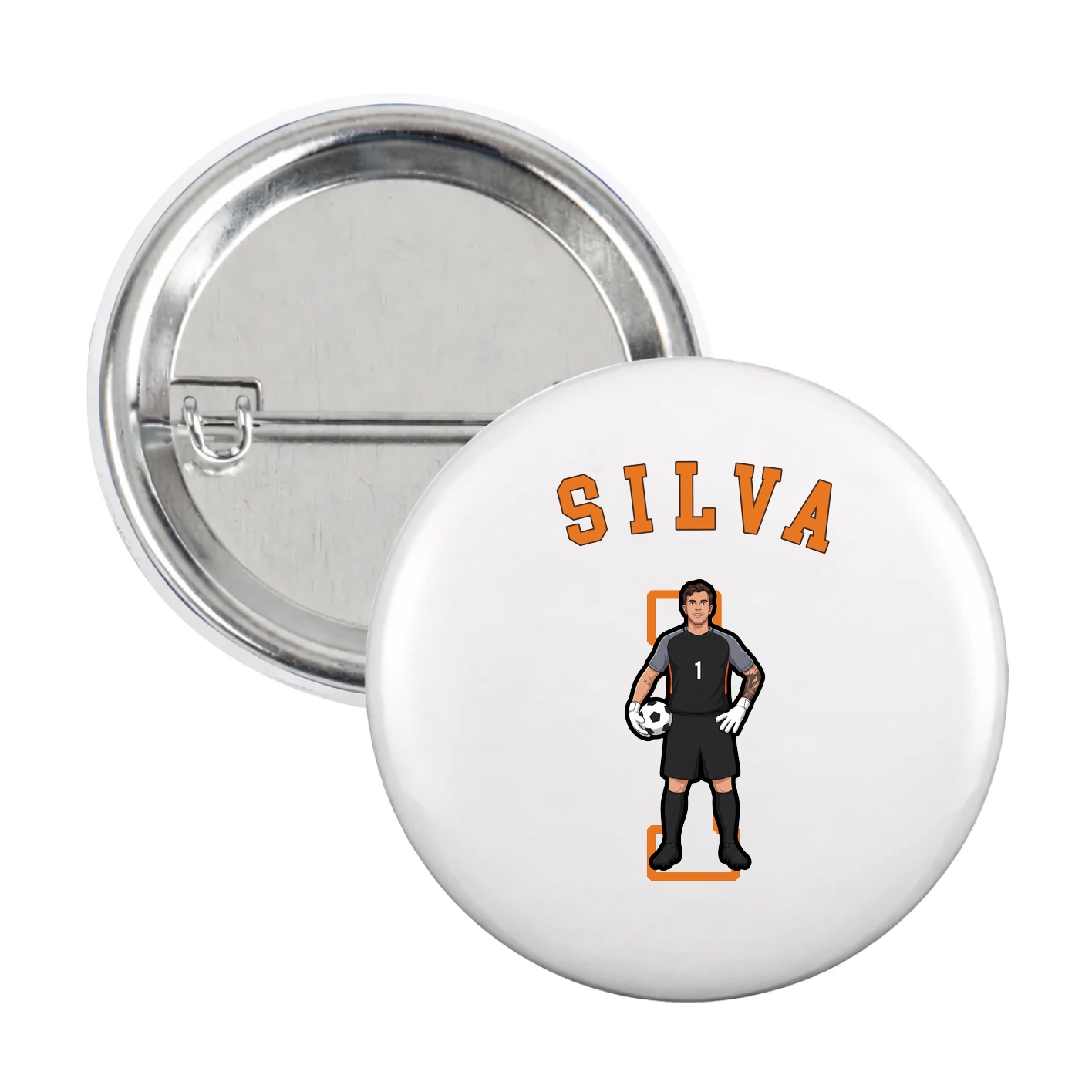 Game Day Button — Shirsey Arch in White