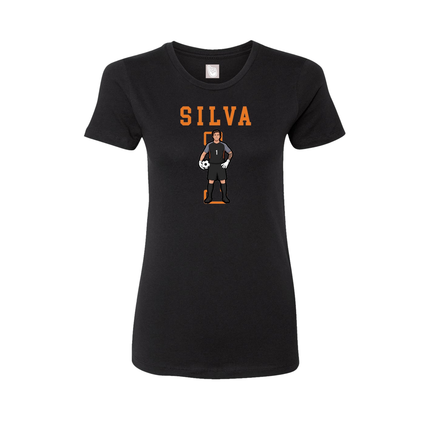 Fitted Women's Tee — Shirsey in Black