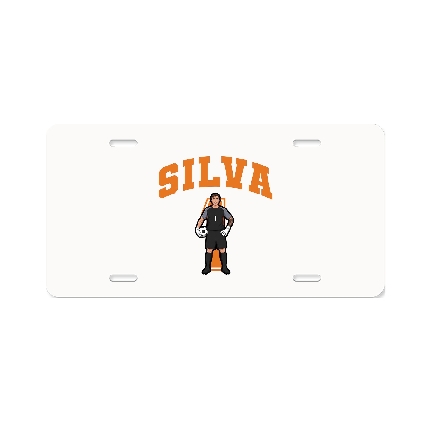 License Plate — Number in Classic