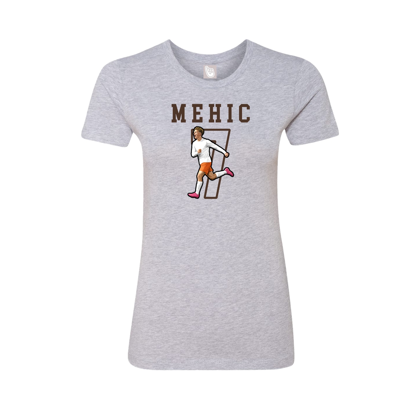 Fitted Women's Tee — Shirsey in Grey