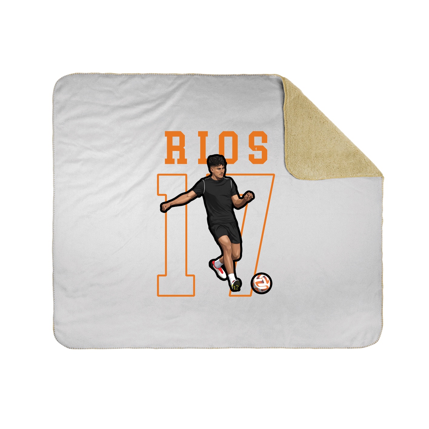 50x60 Sherpa Lined Throw Blanket