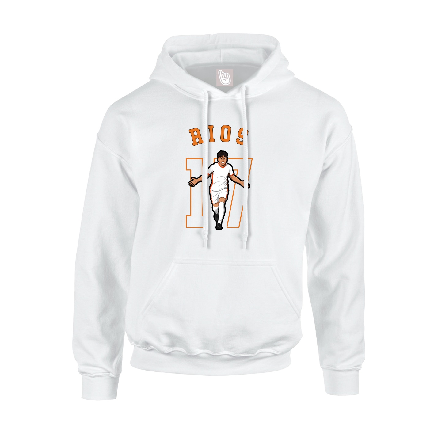 Youth Hoodie — Shirsey Arch in White