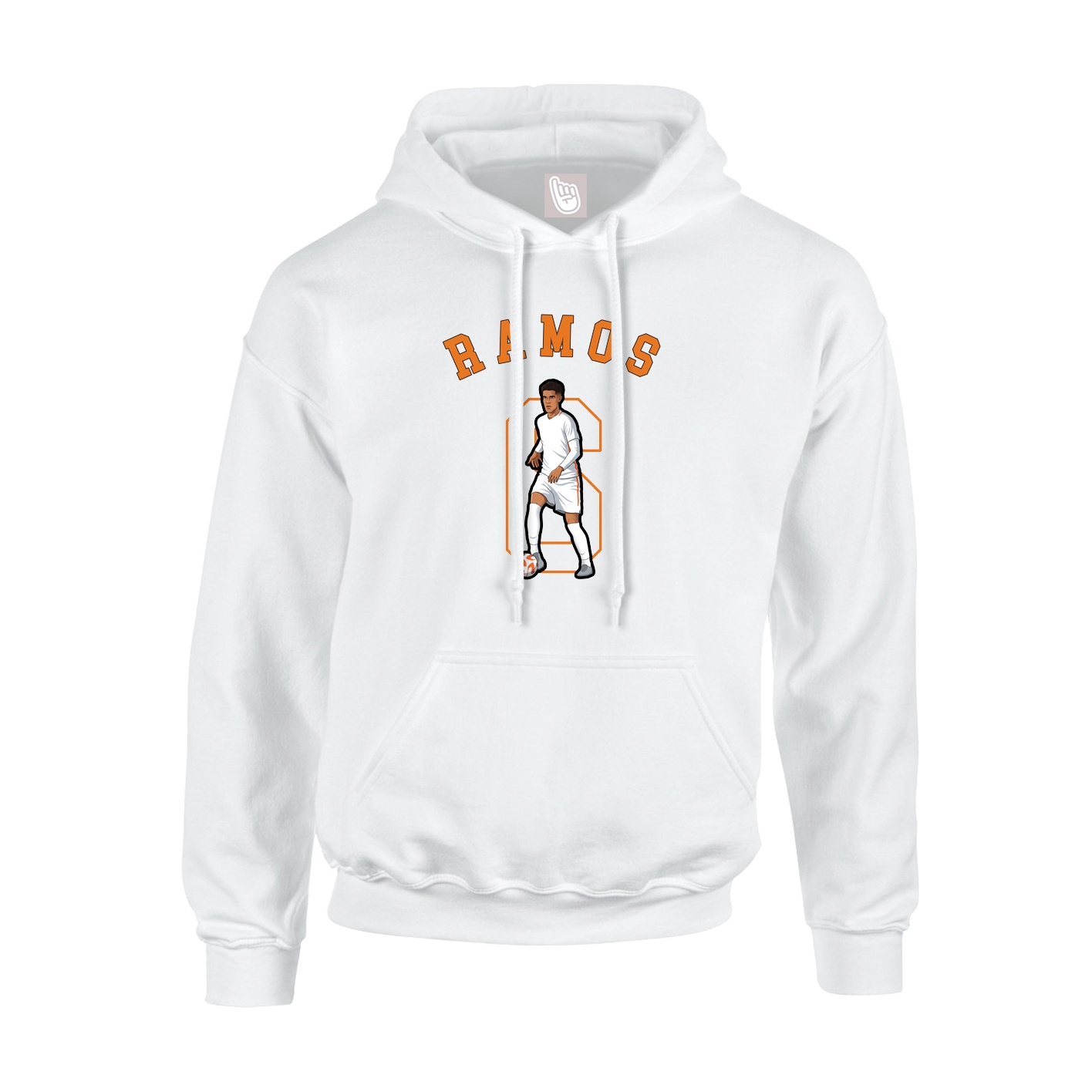 Youth Hoodie — Shirsey Arch in White