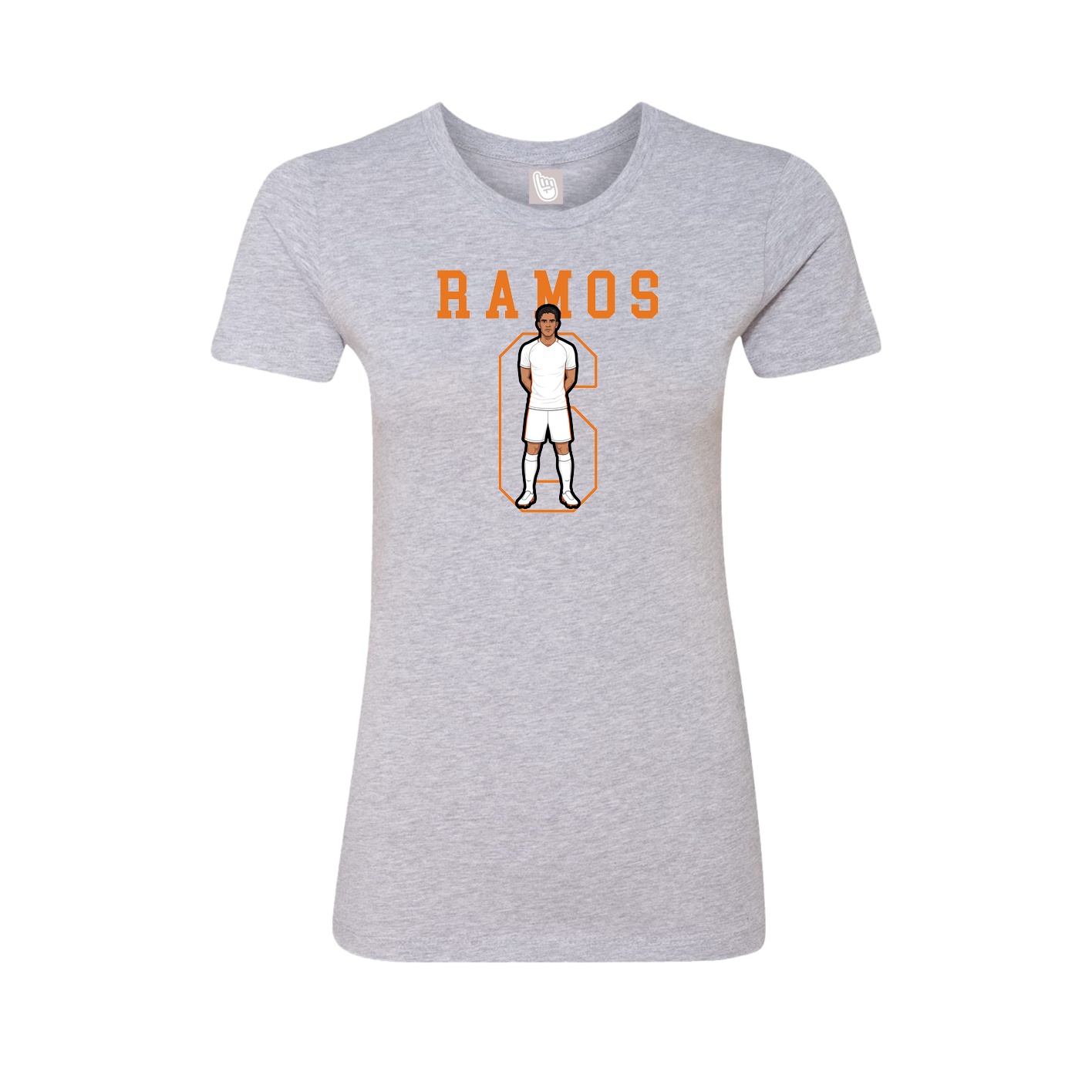 Fitted Women's Tee — Shirsey in Grey
