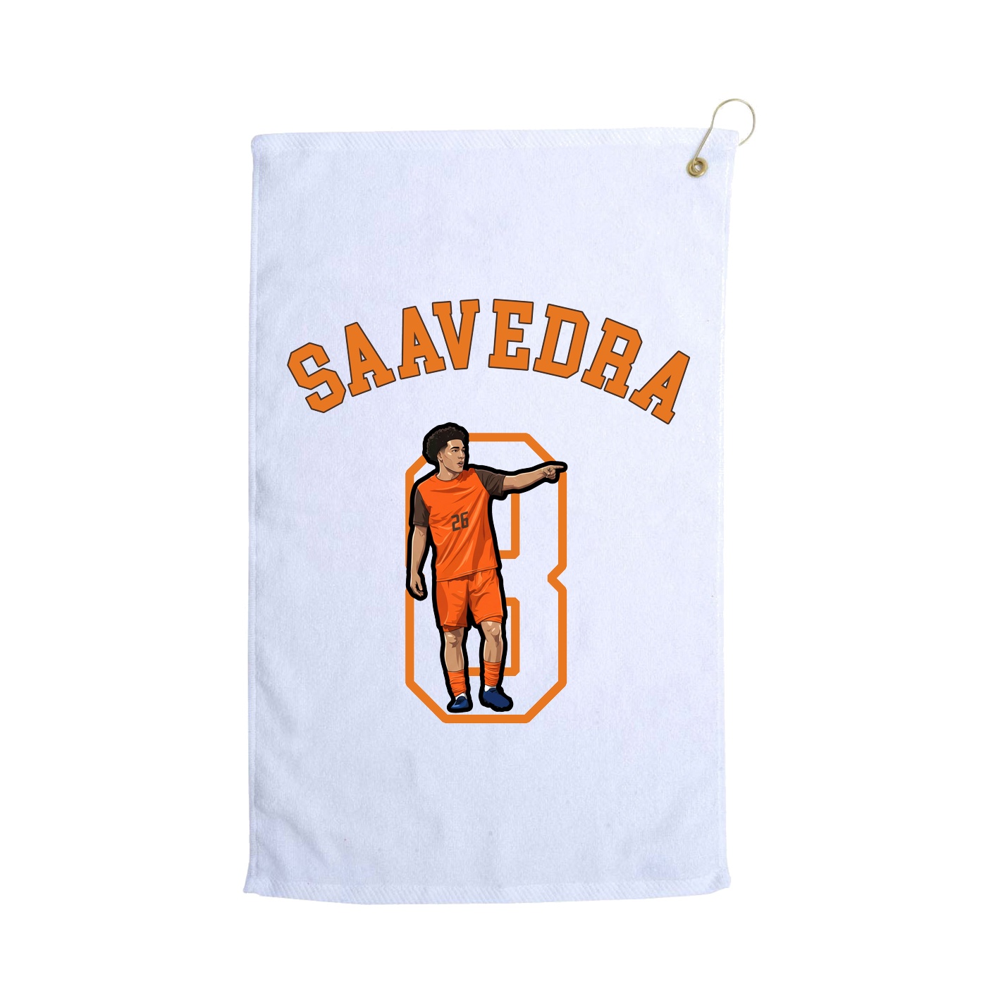 Golf Towel — Shirsey Arch in White