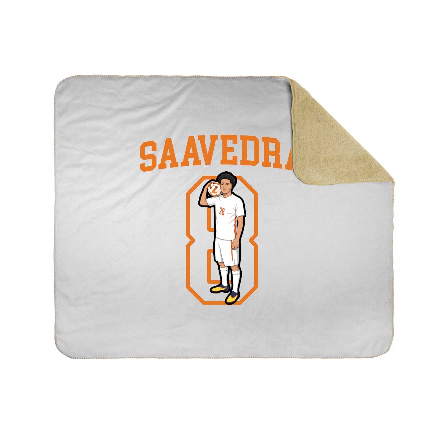 Throw Blanket — Shirsey in White
