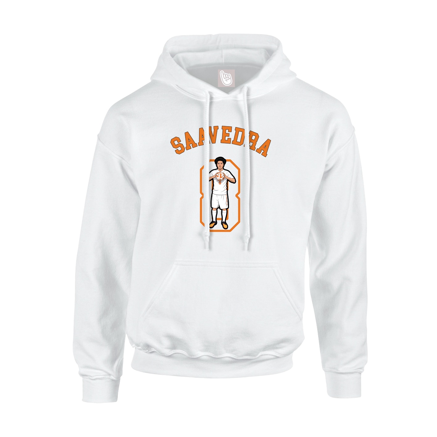 Youth Hoodie — Shirsey Arch in White
