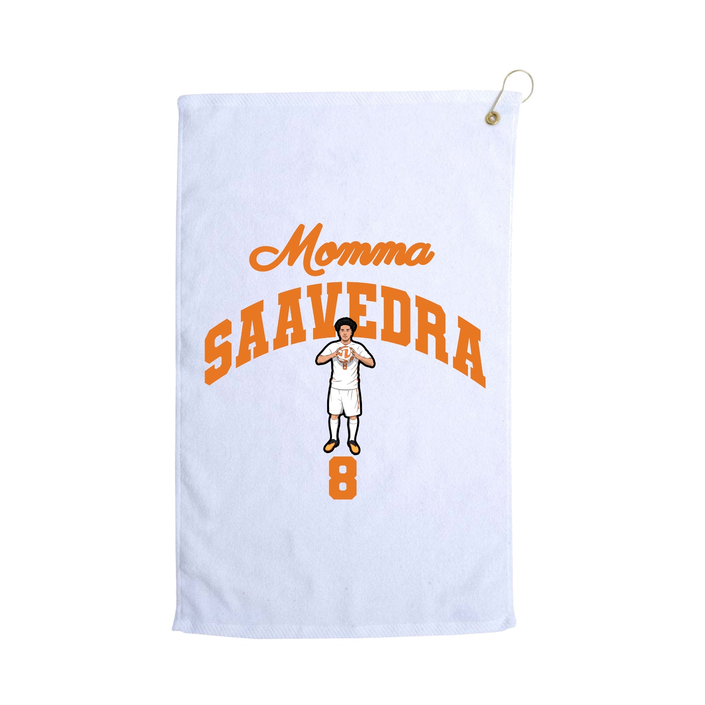 Golf Towel — Mothers Day Arch in White