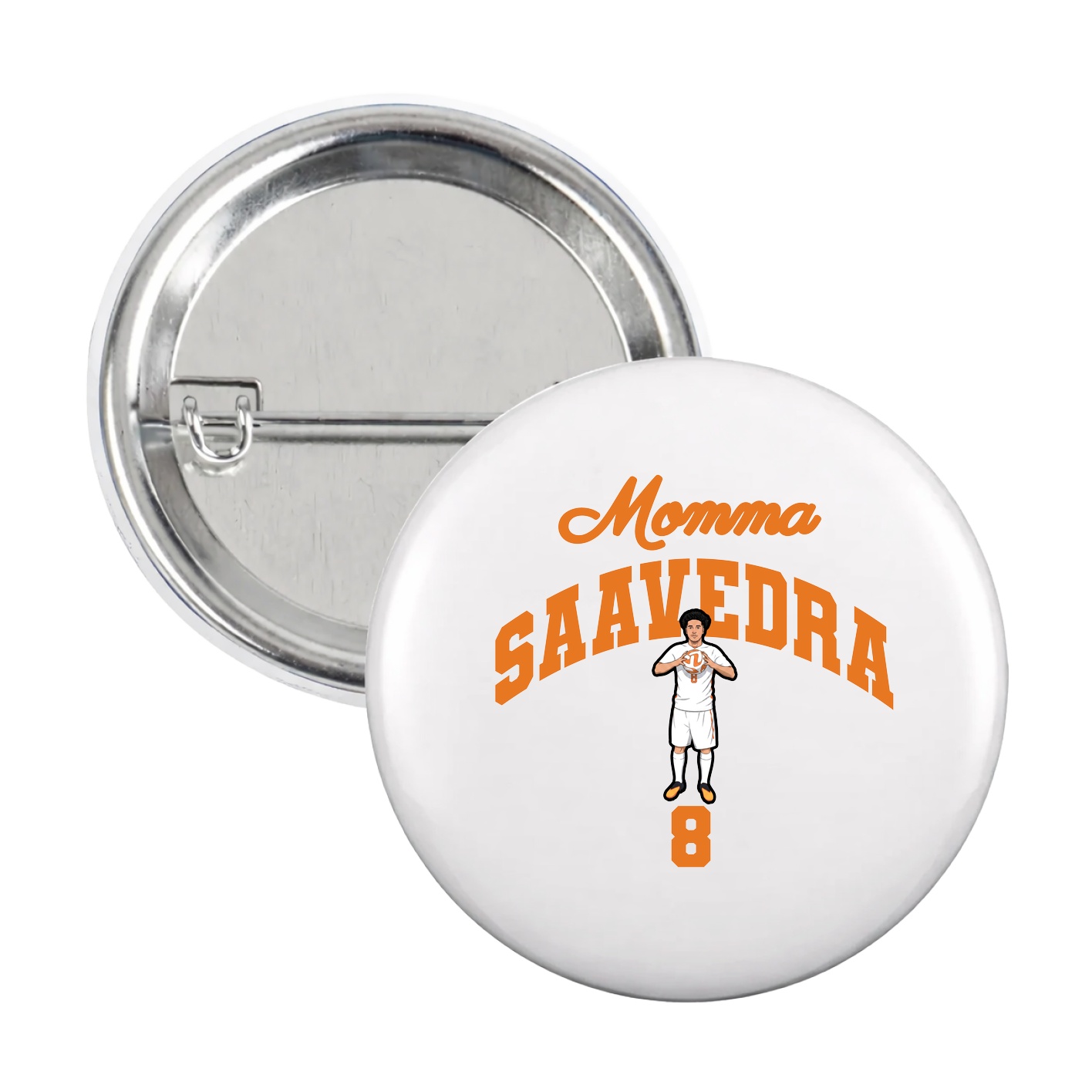 Game Day Button — Mothers Day Arch in White