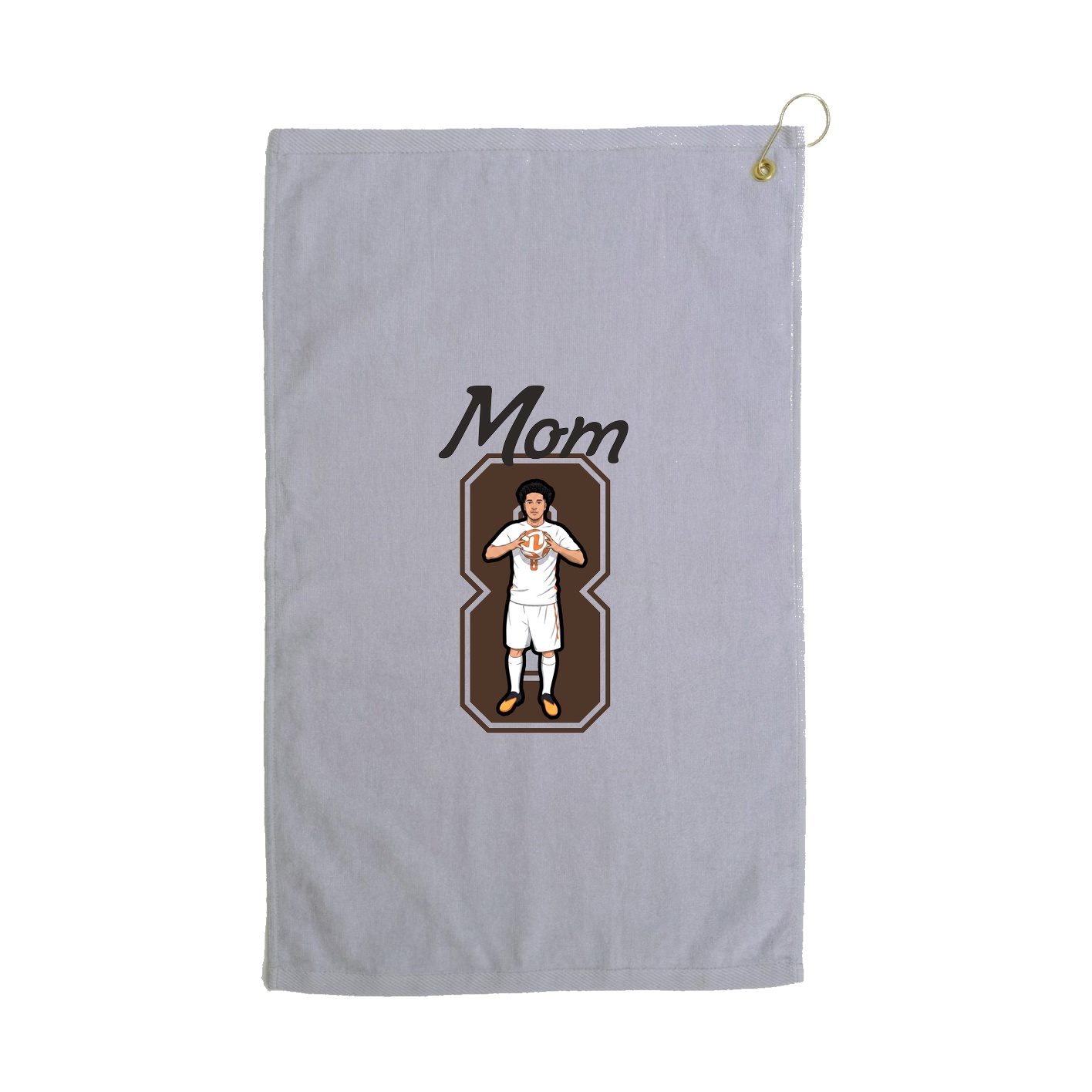 Golf Towel — Mothers Day Shirsey in Grey