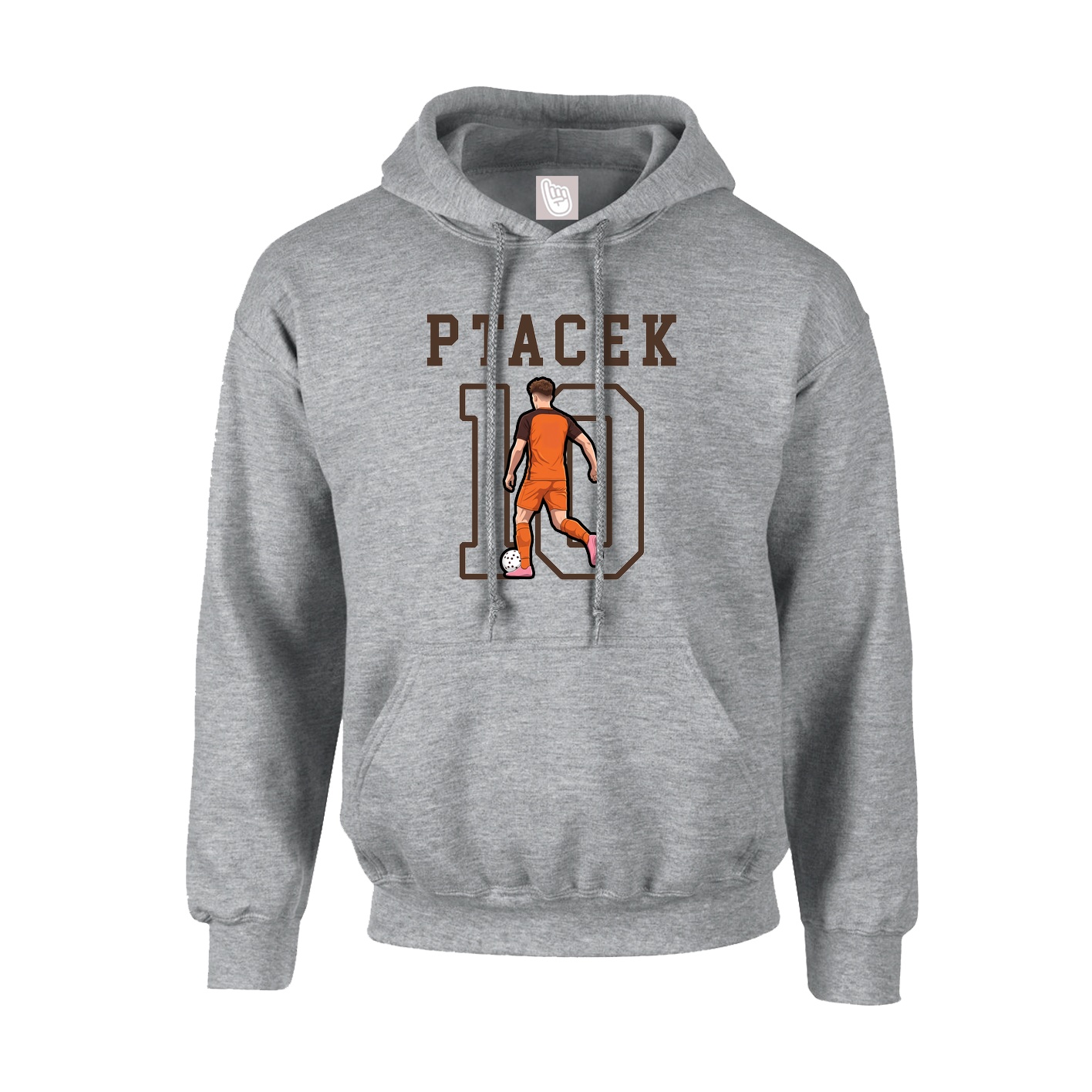 Hoodie — Shirsey in Grey