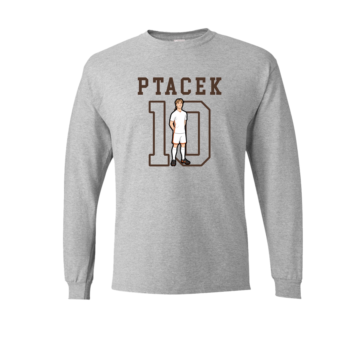 Long Sleeve Tee — Shirsey in Grey