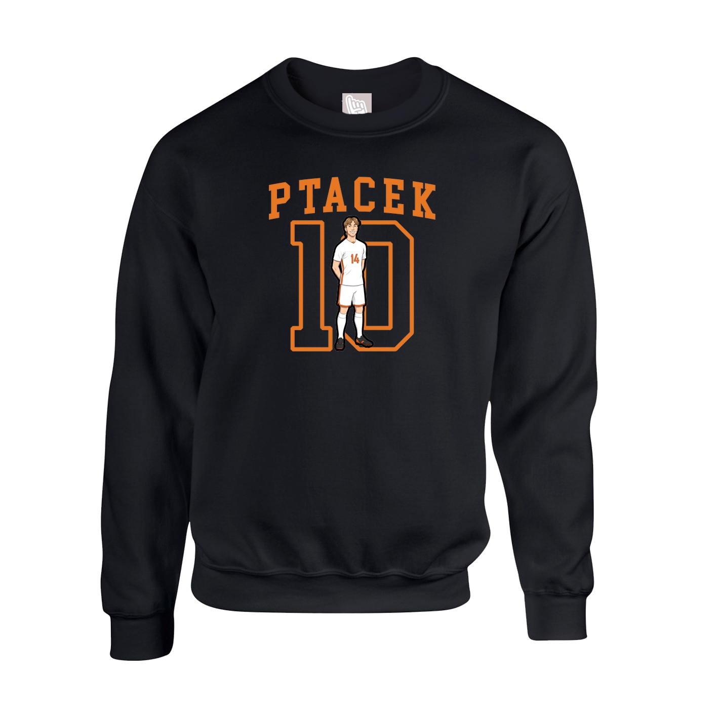 Fleece Crew — Shirsey in Black
