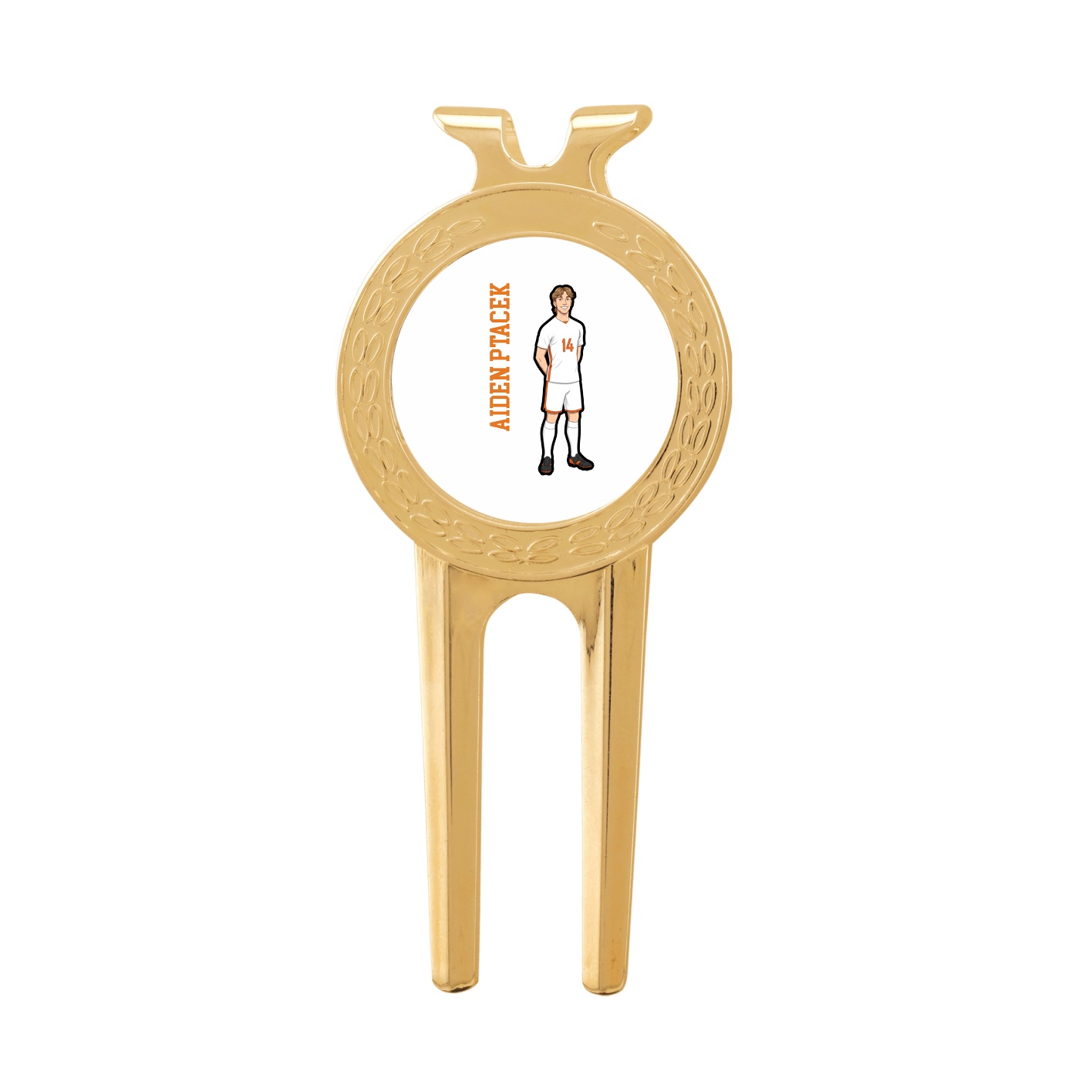 Divot Tool with Ball Marker — Name Vertical in Classic
