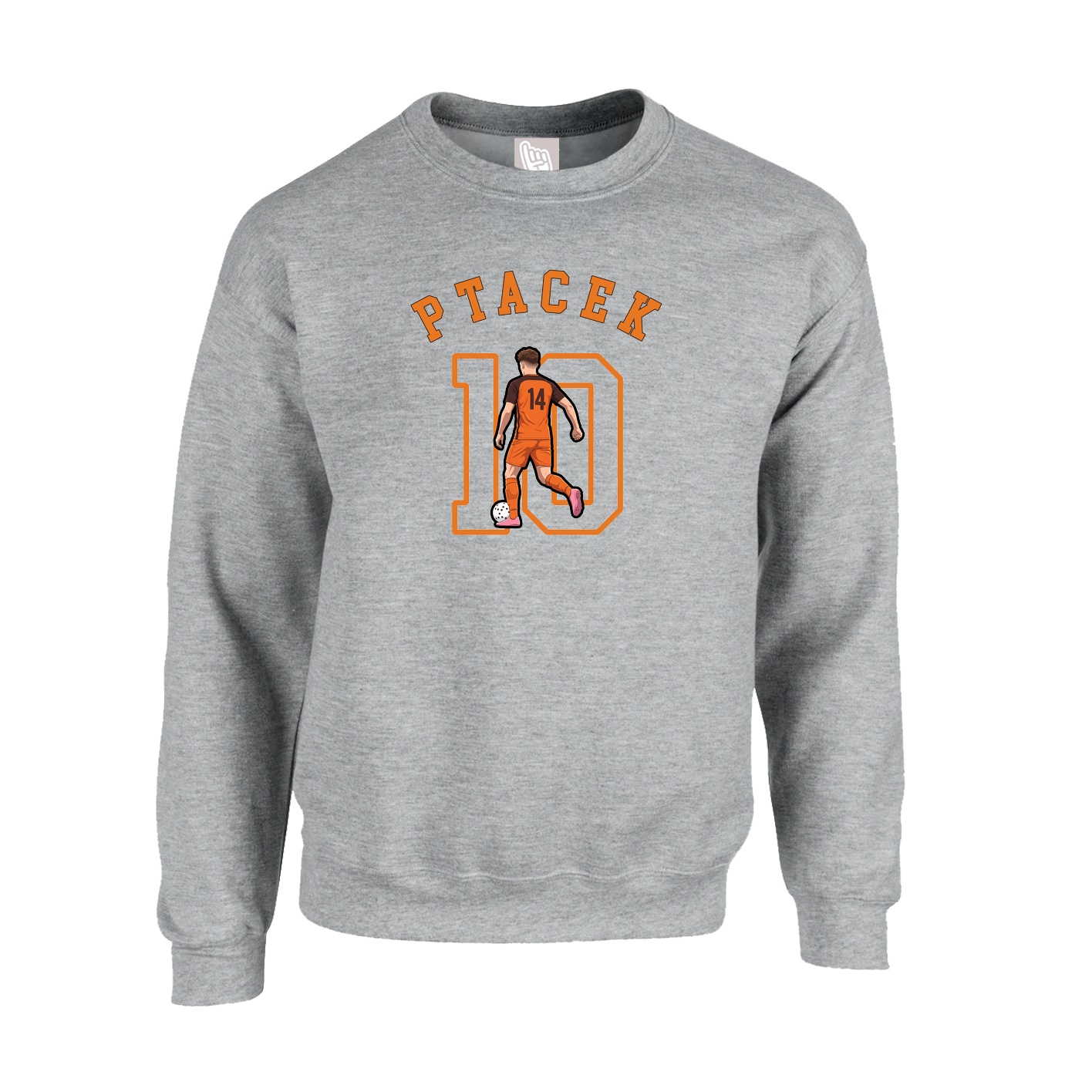 Fleece Crew — Shirsey Arch in Grey