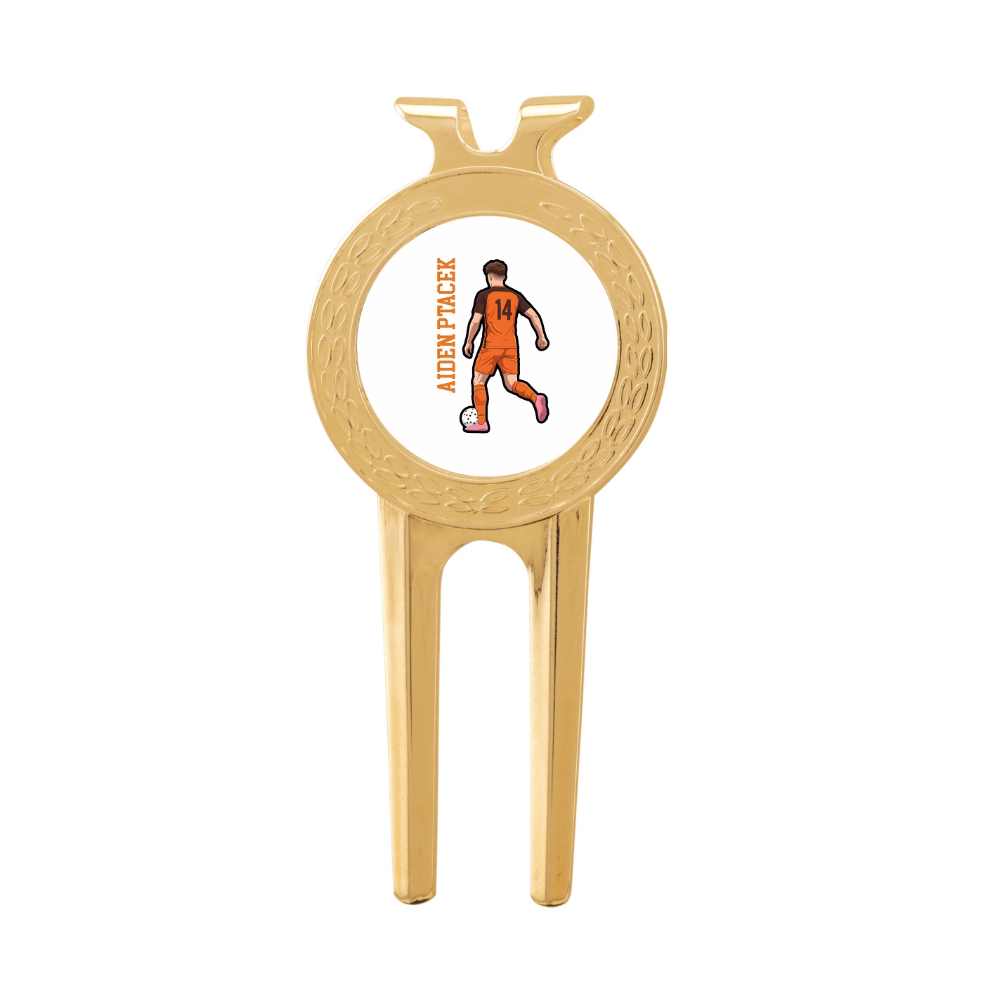 Divot Tool with Ball Marker — Name Vertical in Classic