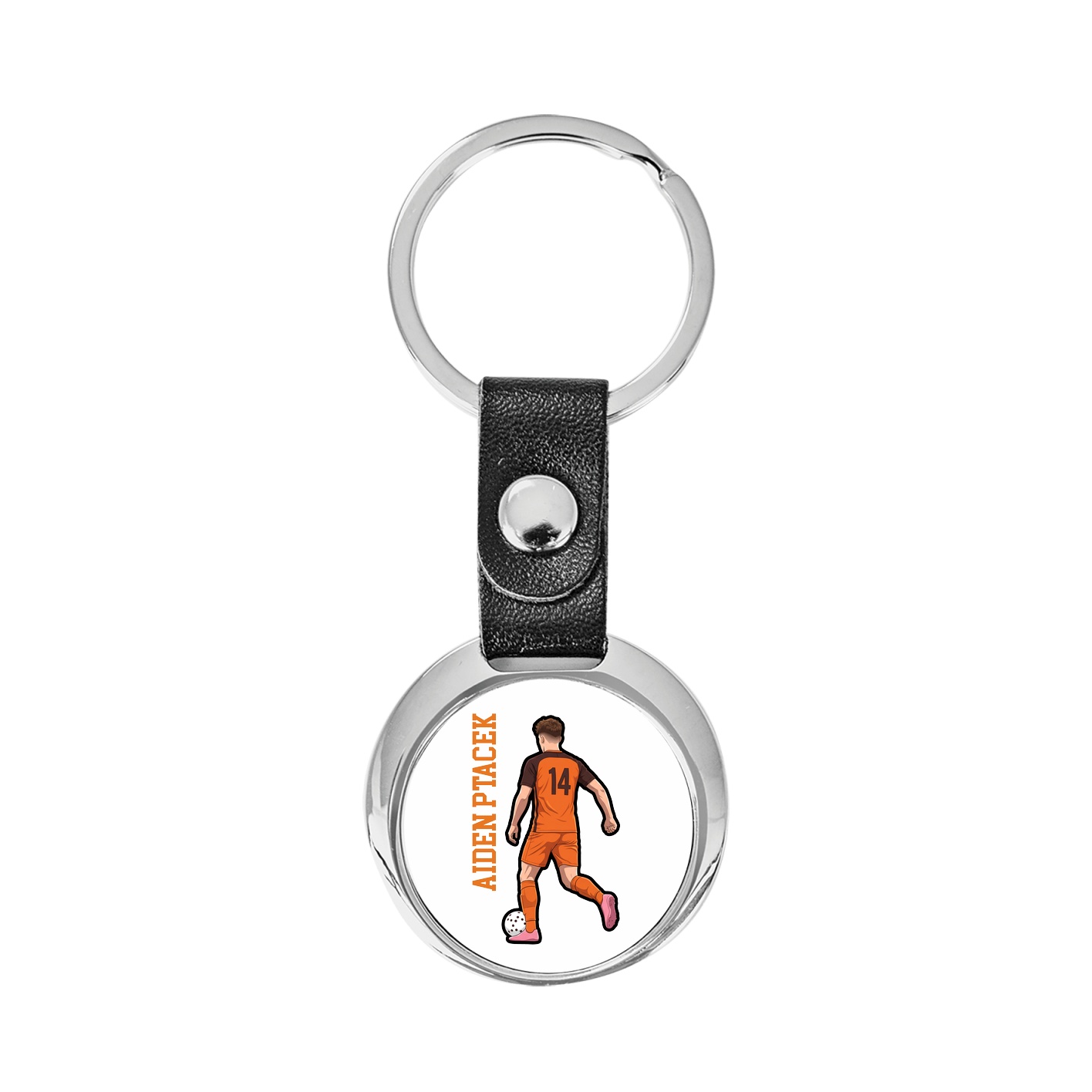 Key Chain — Name Vertical in Classic