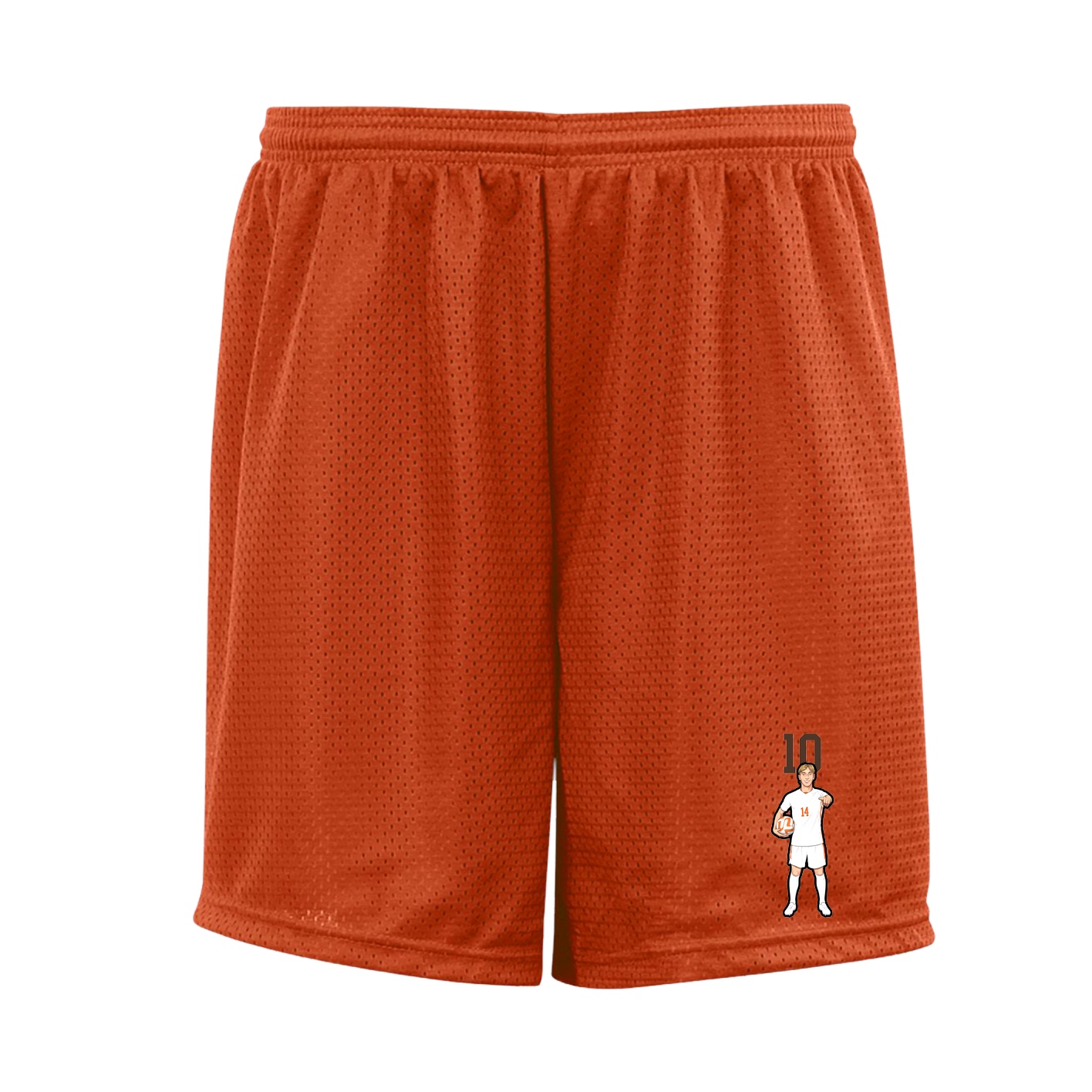 Shorts — Number Top in Orange