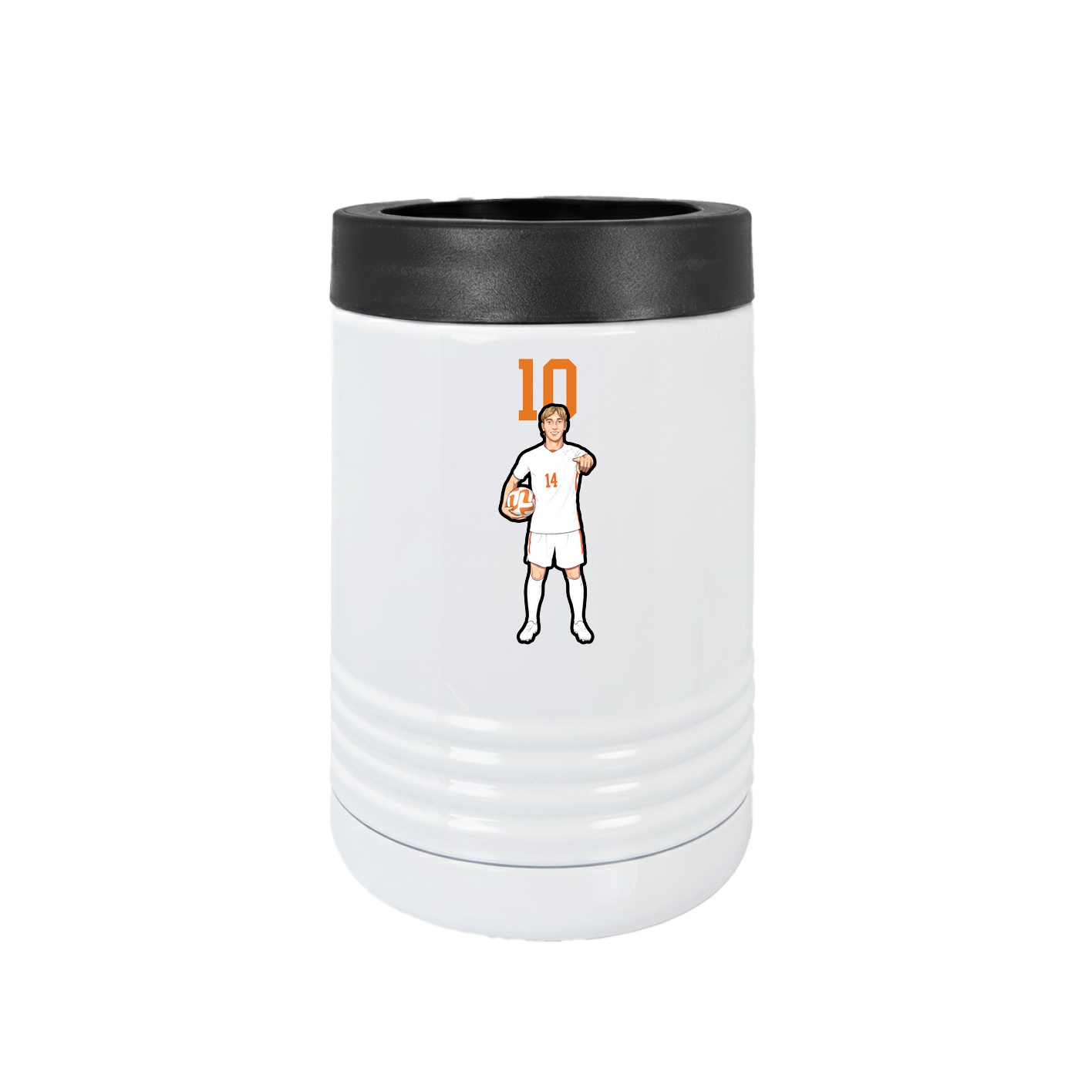 Beverage Holder — Number Top in White