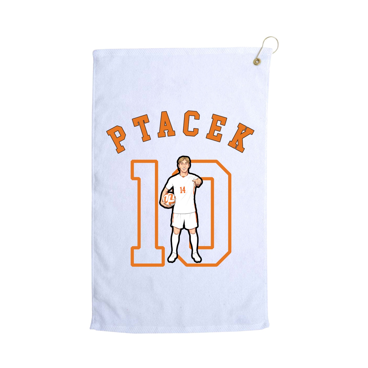 Golf Towel — Shirsey Arch in White
