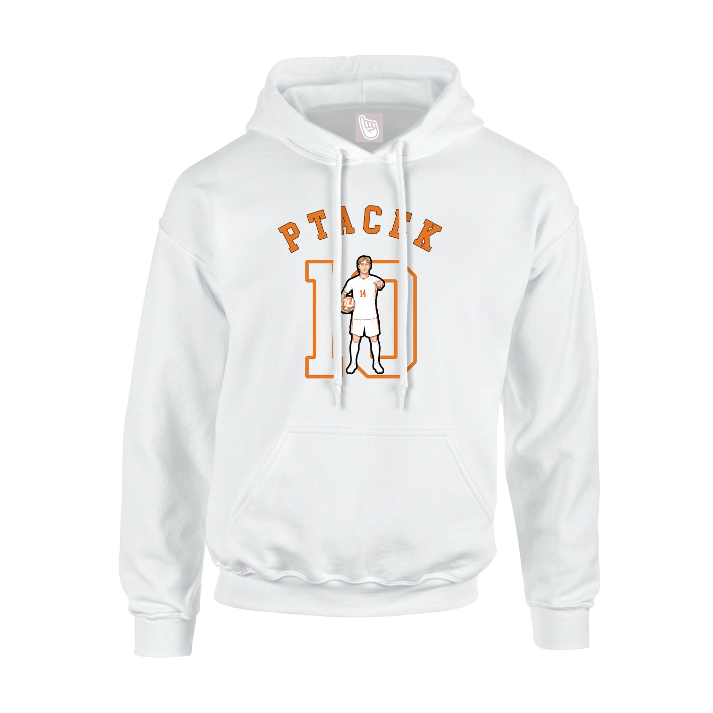 Hoodie — Shirsey Arch in White