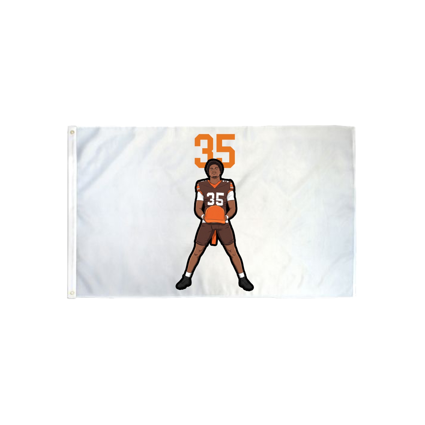 3x5 Flag — Number Top in Classic